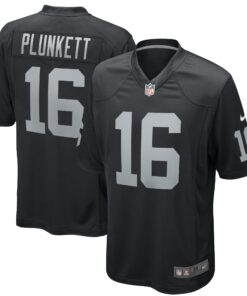 Jim Plunkett Las Vegas Raiders  Game Retired Player Jersey  Black