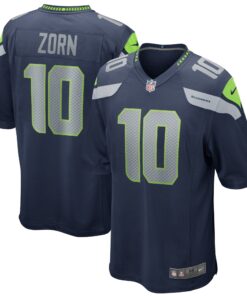 Jim Zorn Seattle Seahawks  Game Retired Player Jersey  College Navy