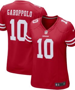 Jimmy Garoppolo San Francisco 49ers  Women_s Game Player Jersey  Scarlet