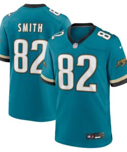 Jimmy Smith Jacksonville Jaguars  Prowler Throwback Retired Player Game Jersey  Teal
