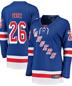 Jimmy Vesey New York Rangers Fanatics Women_s Breakaway Player Jersey  Blue