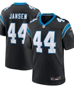 J.J. Jansen Carolina Panthers  Team Game Jersey  Black