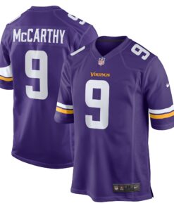 J.J. McCarthy Minnesota Vikings  2024 NFL Draft First Round Pick Player Game Jersey  Purple