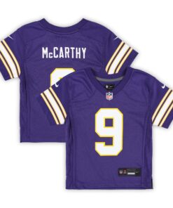 J.J. McCarthy Minnesota Vikings  Preschool Classic Player Game Jersey  Purple