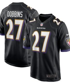 J.K. Dobbins Baltimore Ravens  Game Jersey  Black