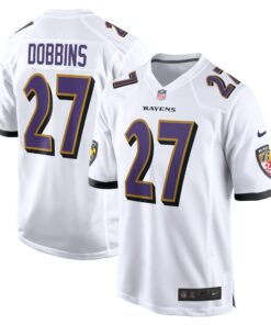 J.K. Dobbins Baltimore Ravens  Game Jersey  White