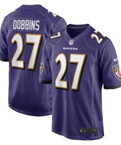 J.K. Dobbins Baltimore Ravens  Game Team Jersey  Purple