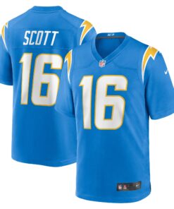 JK Scott Los Angeles Chargers  Game Jersey  Powder Blue