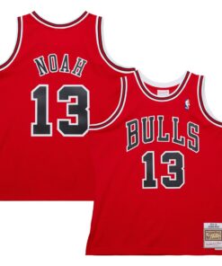 Joakim Noah Chicago Bulls Mitchell &amp Ness 201314 Hardwood Classics Swingman Jersey - Red
