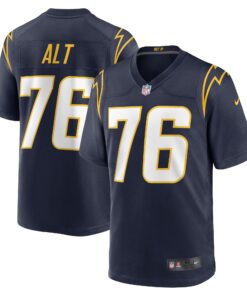 Joe Alt Los Angeles Chargers  2024 NFL Draft First Round Pick Player Game Jersey  Navy