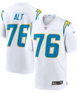 Joe Alt Los Angeles Chargers  2024 NFL Draft First Round Pick Player Game Jersey  White