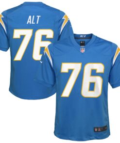 Joe Alt Los Angeles Chargers  Youth 2024 NFL Draft First Round Pick Player Game Jersey  Powder Blue