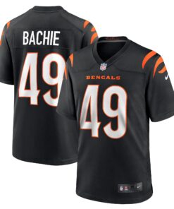 Joe Bachie Cincinnati Bengals  Game Jersey  Black