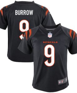 Joe Burrow Cincinnati Bengals  Toddler Game Jersey  Black