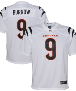 Joe Burrow Cincinnati Bengals  Youth Game Jersey  White