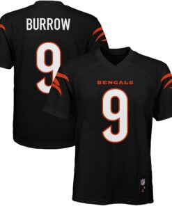 Joe Burrow Cincinnati Bengals Youth Replica Player Jersey  Black