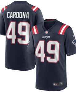 Joe Cardona New England Patriots  Game Jersey  Navy