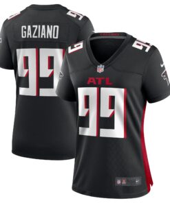 Joe Gaziano Atlanta Falcons  Women_s Team Game Jersey   Black