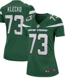 Joe Klecko New York Jets  Women_s Game Retired Player Jersey  Gotham Green