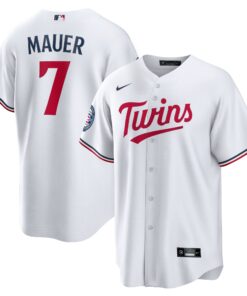 Joe Mauer Minnesota Twins2024 Baseball Hall of Fame Home Replica Player Jersey  White