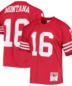 Joe Montana San Francisco 49ers Mitchell amp Ness Legacy Replica Jersey  Scarlet