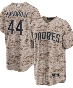 Joe Musgrove San Diego PadresUSMC Alternate Replica Player Jersey  Camo