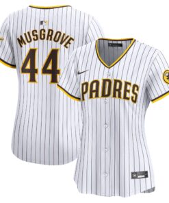 Joe Musgrove San Diego PadresWomen_s  Home Limited Player Jersey  White