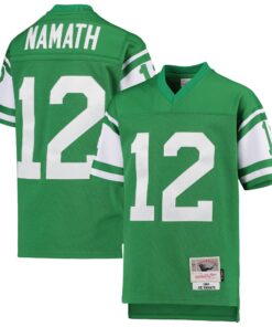Joe Namath New York Jets Mitchell amp Ness Youth 1968 Legacy Retired Player Jersey  Green
