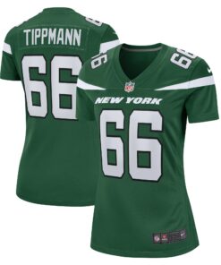 Joe Tippmann New York Jets  Women_s  Game Jersey  Gotham Green