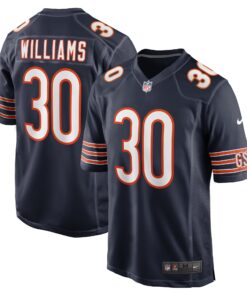 Joejuan Williams Chicago Bears   Game Jersey   Navy