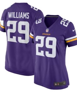 Joejuan Williams Minnesota Vikings  Women_s Game Jersey  Purple
