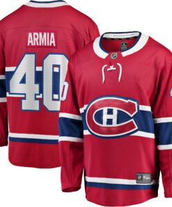 Joel Armia Montreal Canadiens Fanatics Home Breakaway Player Jersey  Red