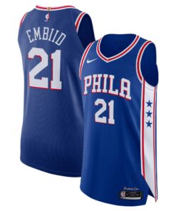 Joel Embiid Philadelphia 76ers Authentic Jersey - Icon Edition - Royal