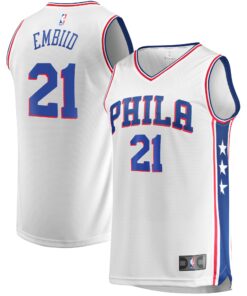 Joel Embiid Philadelphia 76ers Fanatics Replica Jersey - Association Edition - White