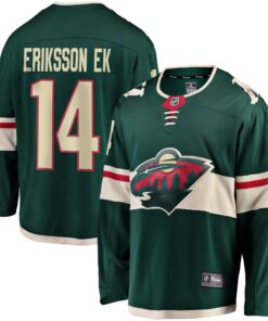 Joel Eriksson Ek Minnesota Wild Fanatics Breakaway Jersey  Green