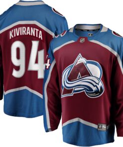 Joel Kiviranta Colorado Avalanche Fanatics Home Premier Breakaway Player Jersey  Maroon