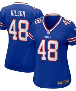 Joel Wilson Buffalo Bills  Women_s Team Game Jersey  Royal