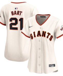 Joey Bart San Francisco GiantsWomen_s  Home Limited Player Jersey  Cream