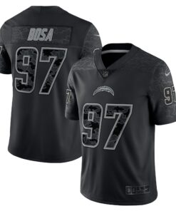 Joey Bosa Los Angeles Chargers  RFLCTV Limited Jersey  Black