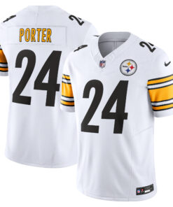 Joey Porter Jr. Pittsburgh Steelers   Vapor F.U.S.E. Limited Jersey  White