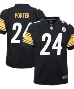 Joey Porter Jr. Pittsburgh Steelers  Youth Game Jersey  Black