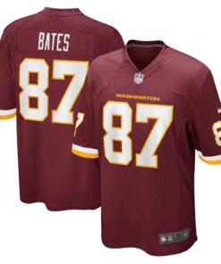 John Bates Washington Football Team  Game Jersey  Burgundy