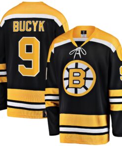 John Bucyk Boston Bruins Fanatics Premier Breakaway Retired Player Jersey  Black