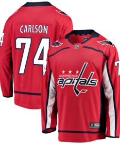 John Carlson Washington Capitals Fanatics Home Breakaway Player Jersey  Red