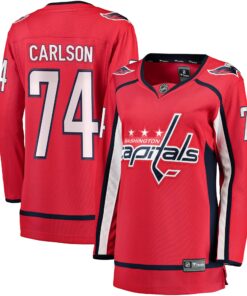 John Carlson Washington Capitals Fanatics Women_s Breakaway Player Jersey  Red