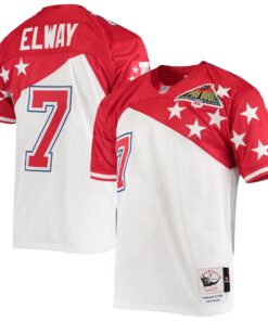 John Elway AFC Mitchell amp Ness 1995 Pro Bowl Authentic Jersey  WhiteRed