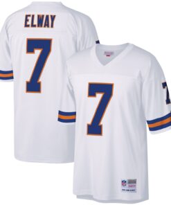 John Elway Denver Broncos Mitchell amp Ness 1990 Legacy Replica Jersey  White