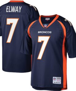 John Elway Denver Broncos Mitchell amp Ness 1998 Legacy Replica Jersey  Navy