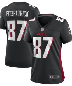 John FitzPatrick Atlanta Falcons  Women_s Game Player Jersey  Black