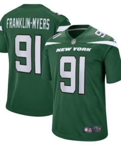 John FranklinMyers New York Jets  Game Jersey  Gotham Green